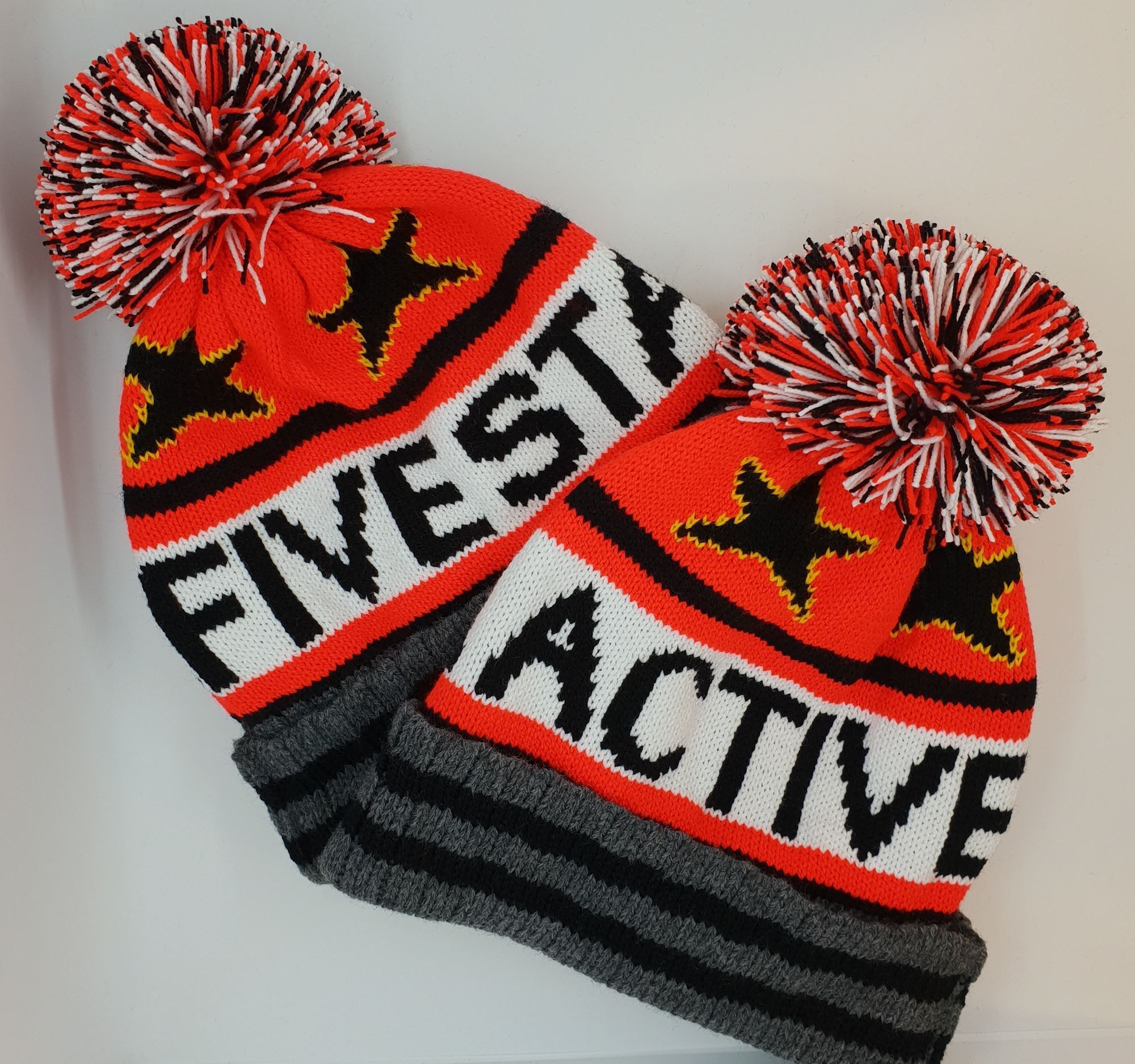 five bobble hat