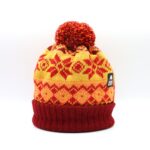 Argyle snowflake hat