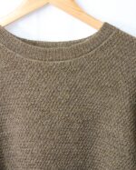 Moss Stitch British Wool Jumper - Image 5